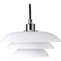 Dyberg Larsen DL20 pendant lamp, glass, chrome