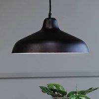 Dyberg Larsen Futura pendant, black/white, 30 cm