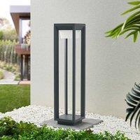 Prios LED path light Gamion, 60 cm, anthracite, metal, IP54