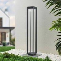 Prios LED path light Gamion, 90 cm, anthracite, metal, IP54