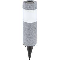 EGLO Grey LED solar ground spike light Mino