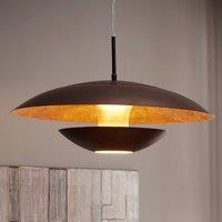 EGLO Brown-gold lacquered Nuvano pendant light