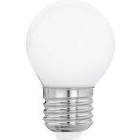 EGLO LED bulb E27 G45 4W, warm white, opal