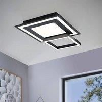 EGLO connect Savatarila-Z LED ceiling lamp black