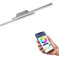 EGLO connect Fraioli-Z LED ceiling lamp nickel mat
