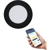 EGLO connect Fueva-Z recessed light 12cm, black