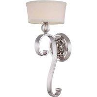 QUOIZEL Elegant fabric wall light Madison Manor