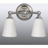 FEISS Huguenot Lake LED bathroom wall lamp, 2-bulb