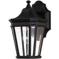 FEISS Cotswold Lane outdoor wall light, black, 29.2 cm