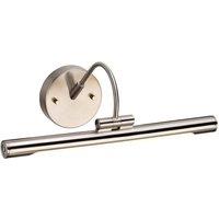 Elstead Streamlined LED picture light Alton, 39 cm, nickel