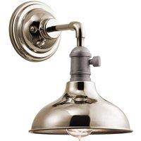 KICHLER Cobson1 wall light polished nickel