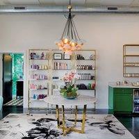 Quintiesse Nula hanging light, bundled, white/gold, 15-bulb