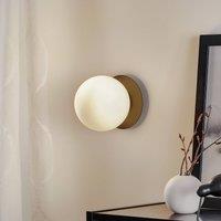 EMIBIG LIGHTING Minerva K1 wall light with black metal edge