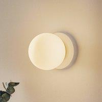 EMIBIG LIGHTING Minerva K1 wall light, white, 15 cm, glass/metal