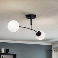 EMIBIG LIGHTING Pregos 2 ceiling light, 2-bulb, black