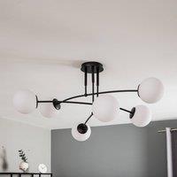 EMIBIG LIGHTING Pregos 6 ceiling light in black, 6-bulb