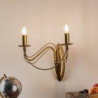 EMIBIG LIGHTING Tori K2 wall light in candlestick design, gold