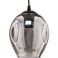 EMIBIG LIGHTING Starla hanging light, graphite glass, 1-bulb, round