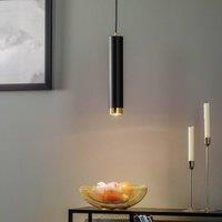 EMIBIG LIGHTING Kumo long hanging light, black/gold, 1-bulb