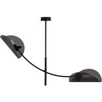 EMIBIG LIGHTING Gladio ceiling lamp, black, 2-bulb