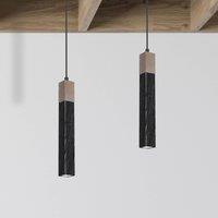 Euluna Stag pendant light, 1-bulb, black/brown
