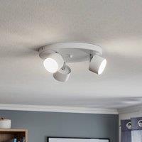 Eko-Light Ceiling spotlight Cloudy 3-bulb round white