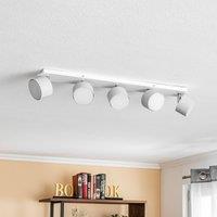 Eko-Light Cloudy ceiling spotlight, 5-bulb, blue