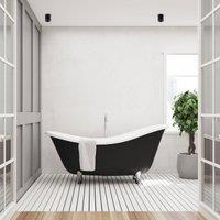 Eko-Light Bima downlight, round, black