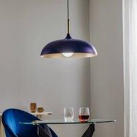 Eko-Light Lincoln pendant light, blue/gold