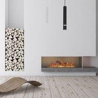 Eko-Light Joker pendant light, black/silver, 1-bulb