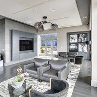 Euluna Sofia ceiling light, 3-bulb, smoke grey