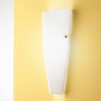 Fabas Luce Glass wall light DEDALO white