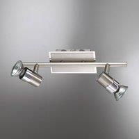 Fabas Luce Two-bulb ceiling light ALICE