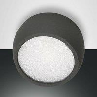 Fabas Luce LED downlight Vasto, anthracite, 8 cm, 120, aluminium