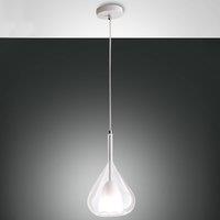 Fabas Luce Pendant light purple, clear, 1-bulb, glass