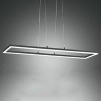 Fabas Luce Bard LED pendant light 92 x 32 cm, anthracite