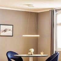 Fabas Luce Giotto LED pendant light, one-bulb, white