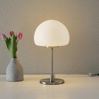 Fabas Luce Gaia Big table lamp with a touch function, white