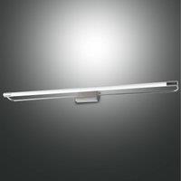 Fabas Luce Rapallo LED wall light, chrome, IP44, 80 cm