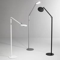 Fabas Luce LED floor lamp Regina, 1-bulb, white