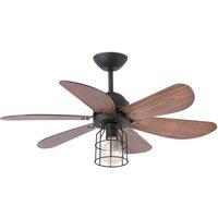 FARO BARCELONA Light with a cage design- ceiling fan Chicago