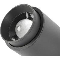 FARO BARCELONA Plom LED outdoor wall spot, dark grey