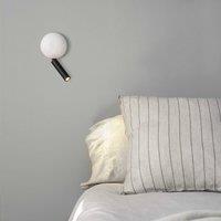 FARO BARCELONA Press LED wall light, white