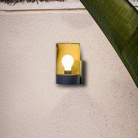 FARO BARCELONA Kila outdoor wall light, amber