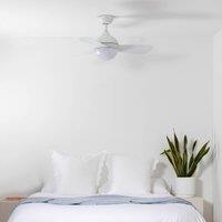 FARO BARCELONA LED ceiling fan Hvar, CCT, dimmable