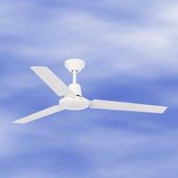 FARO BARCELONA Linear ECO INDUS white ceiling fan