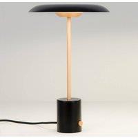 FARO BARCELONA Hoshi LED table lamp with dimmer, black and copper