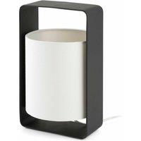 FARO BARCELONA Lula table lamp in white, 27 cm