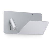 FARO BARCELONA Compact Suau LED wall lamp with a USB charger