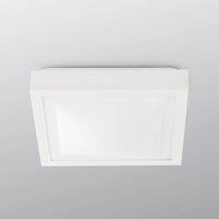 FARO BARCELONA Tola bathroom ceiling light, 27 x 27 cm, white